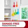 Command Small Wire Toggle Hooks, Damage Free Hanging Wall Hooks with Adhesive Strips, No Tools Wall Hooks for Christmas Decorations, 40 Clear Hooks and 48 Command Strips