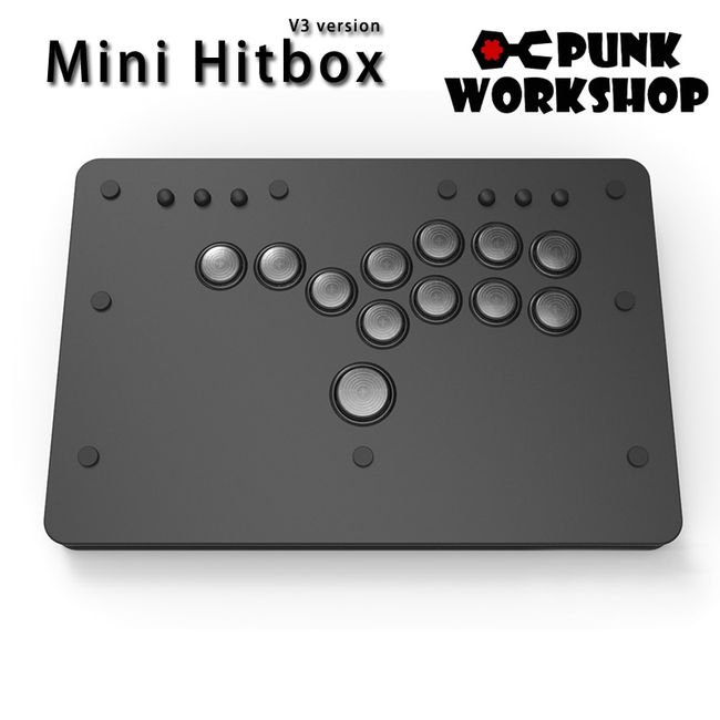 Punk Workshop Mini HitBox V3 SOCD Fighting Stick Controller Mechanical  Button Support PC/Android PS5 PS4 Xbox WII Switch