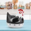 FastUU Cooking Timer - Oven & Boiled Egg Timer for Kitchen & Home Baking (Black)