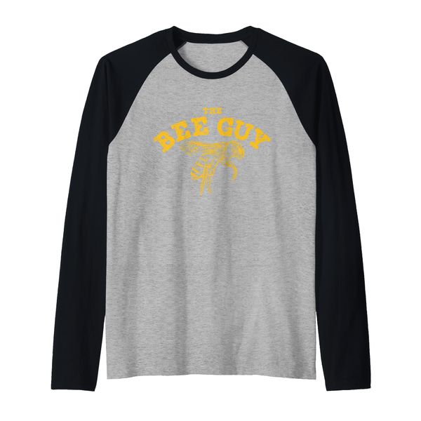 Cute Honey Bee Keeper Mens Bumble Bee Keeping Beekeeping Raglan Baseball Tee