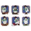Design Works Counted Cross Stitch Kit - Candy Cane Snowman Ornaments