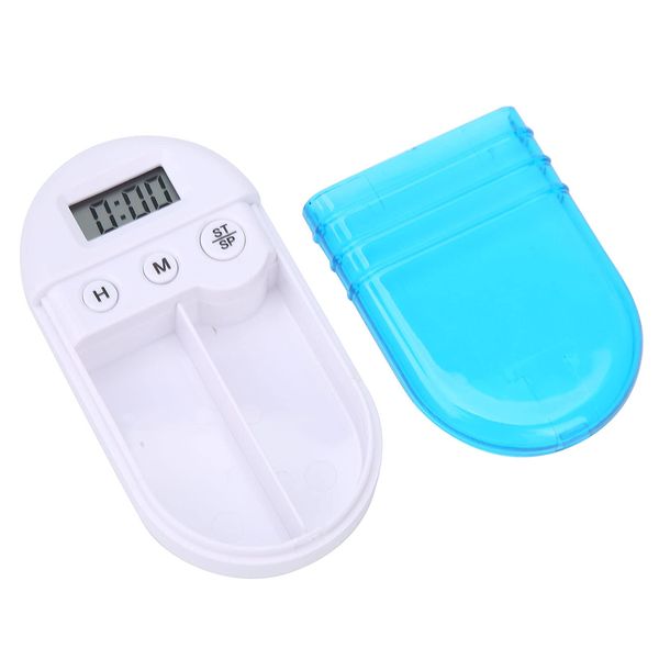 Electric Pills Case - Medicine Storage Organizer Digital Pills Box with Alarm Reminder Pills Organizer Timer Electric Medicine Storage Box Capsule Organizer for Travel Dispenser