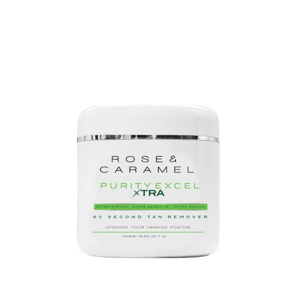 Rose & Caramel Purity Excel Xtra, 60 Second Tan Remover, Extra Strong, Extra Sensitive, Extra Smooth 440ml