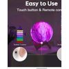 3D Printing Moon Galaxy Lamp Moonlight  Touch Color Changing With Cute Gift Box 