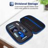 ProCase Hard Travel Case for Man Gillette Styler Beard Trimmer, Father’s Day Gift Carrying Storage Bag for Blade Refills, Charging Cord, Hair Clippers Electric Body Shaver Razor Accessories -Black