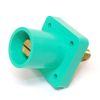 Marinco CL40MRSB-EX CL Cam Type, Panel Mount, 400 Amp, 600 Volt, 1-1/8" threaded stud, Male - Black (E)