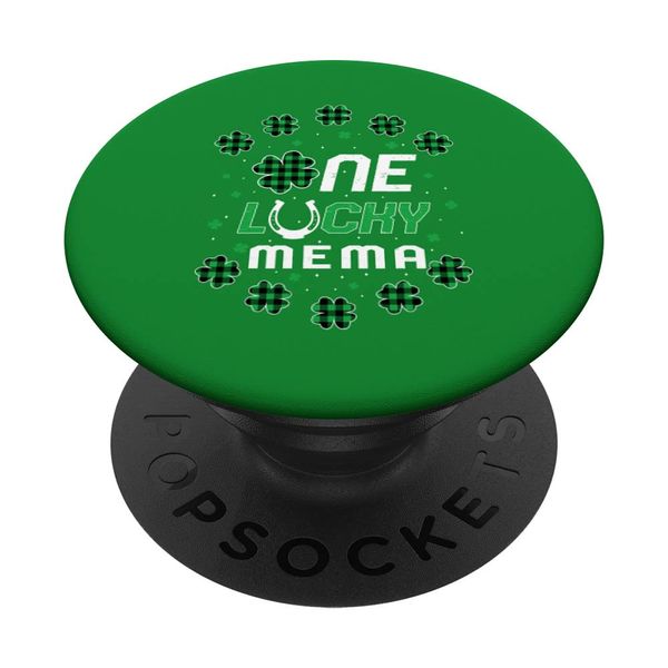 St Patricks Day PreK Kinder One Lucky Mema PopSockets Swappable PopGrip