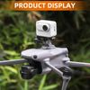 Drone Accessories Top Clamp Mount Bracket for DJI Air 3 Drone, Action Camera Extension Bracket