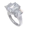 GIFTS INFINITY Princess Cut Wedding Bling Iced CZ Ring RL220 (7)