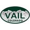 CafePress Vail Colo License Plate Rectangle Magnet, 3"x2" Refrigerator Magnet