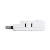 4-mouth slim tap (4 outlets, white, 1 pc)