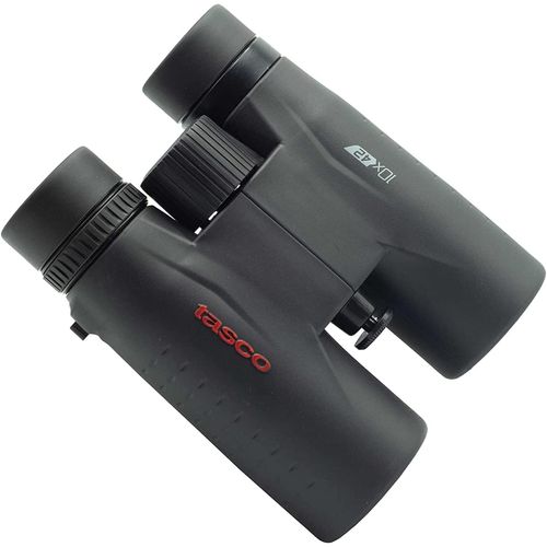 Tasco ES10X42 Essentials Binoculars, 10x42mm, Roof Prism Mc, Black