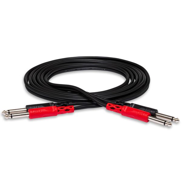 HosaTech CPP-204 4m Dual 1/4 inch TS to Same Stereo Interconnect Cable