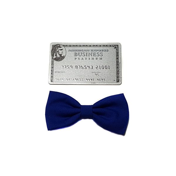 Mini Solid Hair Bow Collection (Alligator Clip, Blue)