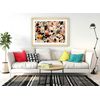 Jackson Pollock 7 Stunning Framed Wall Art Print Picture - A4 - Light Oak Frame
