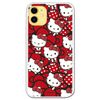 Personalaizer iPhone 11 Case - Hello Kitty Red Bows and Dots