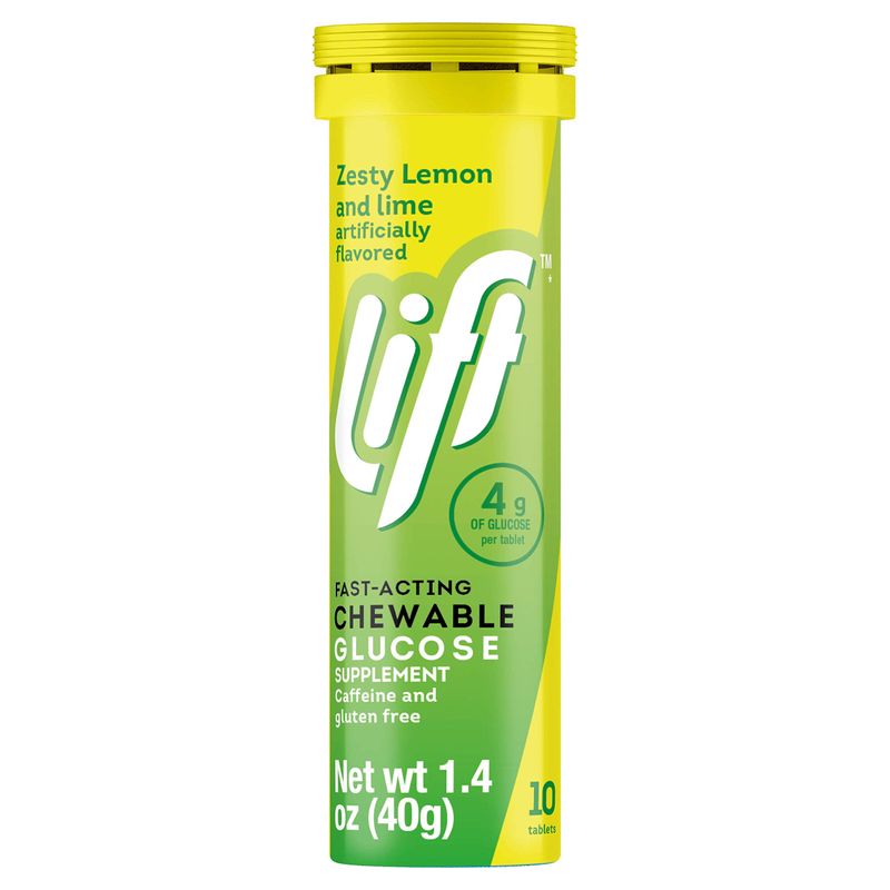 Lift | Fast-Acting Glucose Chewable Energy Tablets | Lemon & Lime | 10 ...