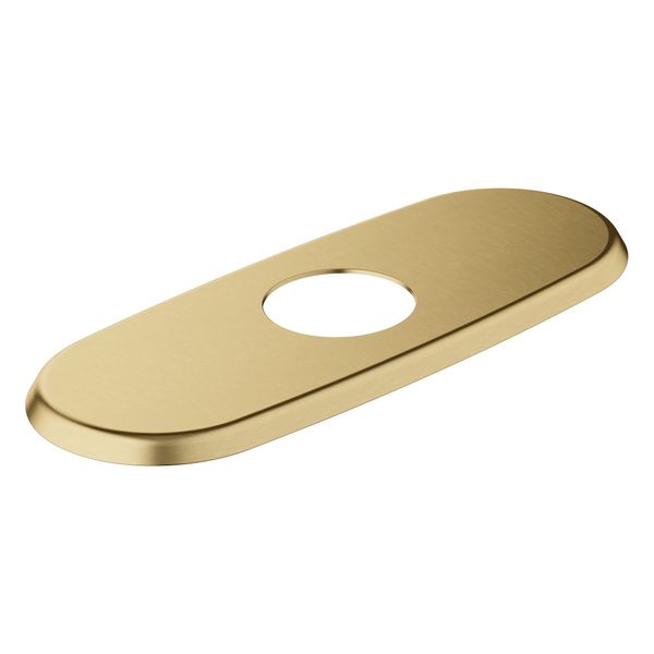 Grohe 6-Inch Escutcheon, Brushed Cool Sunrise