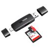 UGREEN Type C Card Reader, USB 3.0, SD, TF Micro SD, Ultra Fast Data Transfer, Memory Card Reader, Compatible with OTG Android Smartphones, Tablets, MacBooks, Windows PCs, 2-in-1, USB Multi-Card Reader