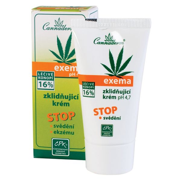 Creme gegen Ekzemen Neurodermitis mit Hanföl CANNADERM EXEMA
