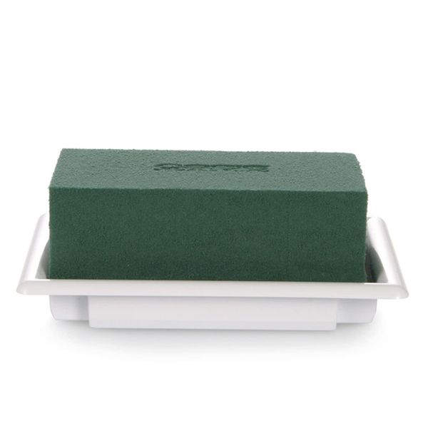 Flowerbox Oasis® Table Deco Mini - 13 x 9 x 5 cm - Pack of 8 - White