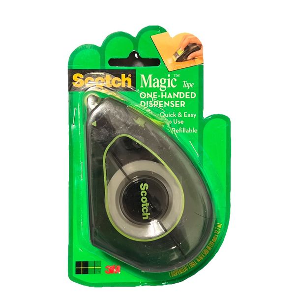 Scotch Magic Tape One Handed Dispenser Rare New