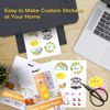 200 PK Koala Printable Clear Vinyl Sticker Paper for LASER Printer Waterproof