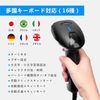 LCD Barcode Reader, USB Type Handheld Barcode Reader, Laser Type, Barcode Scanner, No Setup, Easy to Read from a Distance, 200 Times Per Second Reading! Convenient Input Device (Blue and Black)
