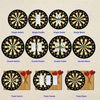 Off The Wall Plates - Dart Board - Triple Gang Light Switch