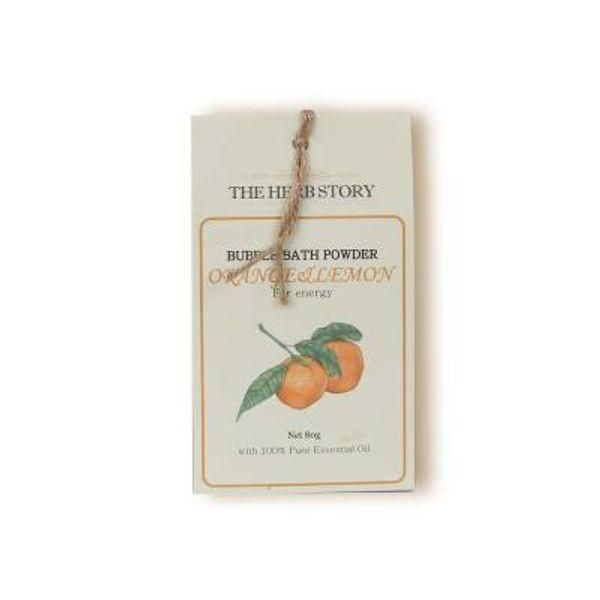 [Kyobo Bookstore] The Herb Story Bath Salt Bubble Bath Powder Orange Lemon 80g