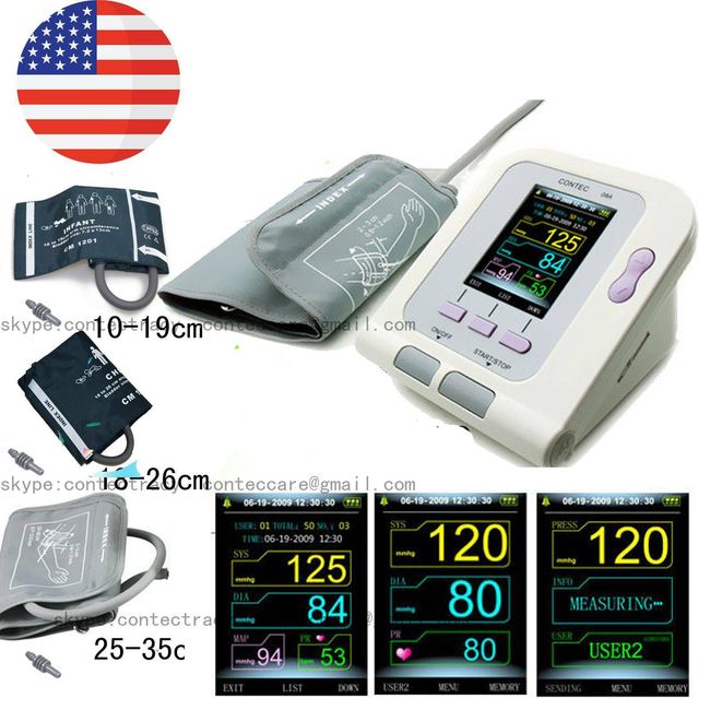 Digital Upper Blood Pressure Monitor meters sphygmomanometer,infant,child,adult