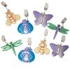 ToCi 8 x Tablecloth Weights, Tablecloth Pompoms, Silver, 6.5 x 5.5 cm