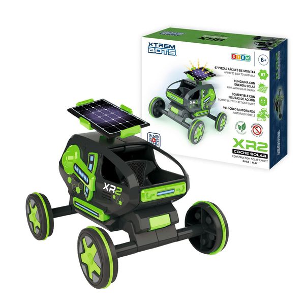 Xtrem Bots - Solar Car | Robot Toy Kids Solar Model Car Kit | Robotic Toys Model Kit 6 Years Or More | Stem Toys | Educational Toy