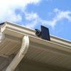 HOLACA Weatherproof Gutter Mount for Ring Solar Panel- Wall Mount Bracket Outdoor Mount Accessories for Ring Solar Panel (Black)