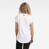 G-STAR RAW Women's Lash Cap Sleeve Tape Top Wmn Jacket, White (White D23361-8415-110), L