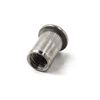 M6 Flat Head Rivet Nut Insert 304 Stainless Steel Rivet Nut Threaded Insert (Pack of 50)