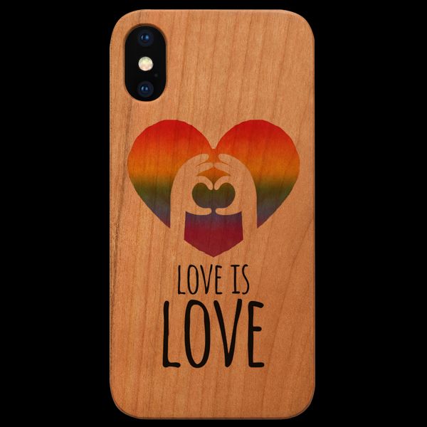 Pride Love Is Love - UV Color Printed - iPhone 5/5S/SE Universal / Cherry