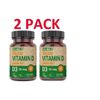 Deva Vegan Vitamin D3 1000IU  (Cholecalciferol) from Lichen, (2 PACK)