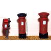 Langley Models 3 Pillar Boxes / Letter Boxes OO Scale UNPAINTED Model Kit F24