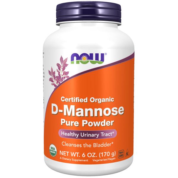 Now Foods Organic D-Mannose Pure Powder 6 oz Urinary Tract Healthy Bladder 8/26E