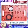 Engine Compression Tester Tool kit Gas Engine Cylinder Pressure Gauge 0-35Bar US