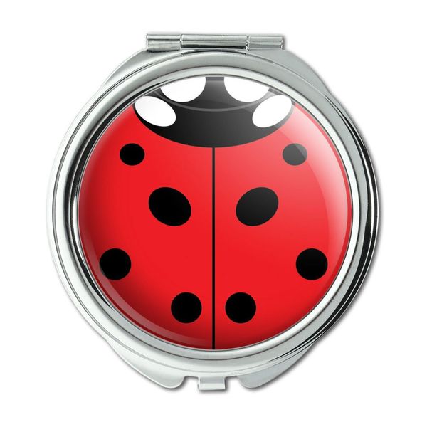 Lady Bug Ladybug Insect Compact Purse Mirror