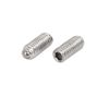 Sourcingmap M4x10mm 304 Stainless Steel Spring Hex Socket Ball Point Grub Set Screws 10pcs