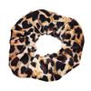WHITE FANG Scrunchie Hair Elastic Leopard Pattern Leopard Fashionable Cute Hair Accessory Women's ZA009 (Design B)
