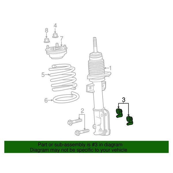 Genuine Strut Nut *4 -Pack* -W714653-S900