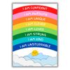I Am Unstoppable - Children's A4 Positive Affirmation Print - Unframed