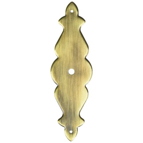 Laurey 22205 4-Inch X 1-Inch Classic Traditions Backplate, Antique Brass