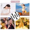 DFsucces Eyeshadow Brush, Sponge Tip, Disposable, Double Eyeshadow Brush, Portable, Convenient, Makeup, Business Trip, Travel, Portable, Commercial Use, 50 Pieces