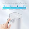 Vuswikoti Automatic Foaming Soap Dispenser, Rechargeable, Touchless Foam Soap Dispenser with Motion Sensor for Bathroom & Kitchen