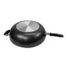 12-1/2"(32cm) Non-Stick Coating Wok Pan Side Handle Cooking Pot Cookware Kitchen